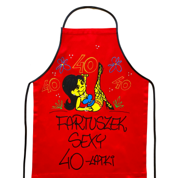 [Fb06-40] Fartuszek bawełniany FARTUSZEK SEXY 40 latki